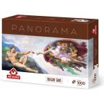 Art Puzzle Панорамен пъзел Art Puzzle от 1000 части - Сътворението на Адам (41108)