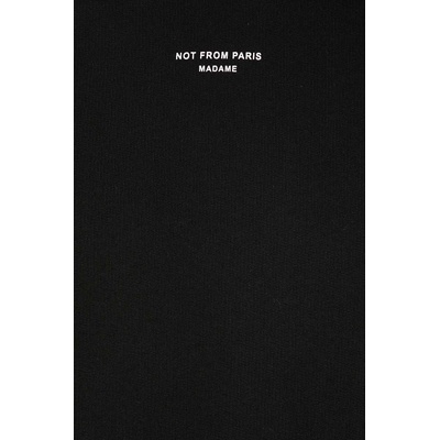 Drôle de Monsieur Памучен суичър Drôle de Monsieur Le Hoodie Slogan a Poche Classique (PERM.HO161.CO127.BL)