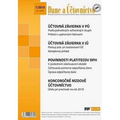 Dane a účtovníctvo 1-2019