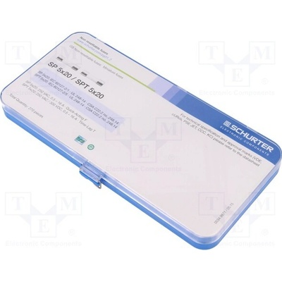 SCHURTER 0034.9871 Pojistka: tavná; keramická,miniaturní; Rozs.hodnot: 0,8A÷10A