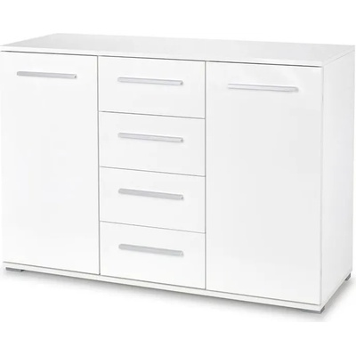 Black Red White Шкаф lima km-4, бяло