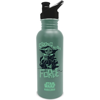 Pyramid International Бутилка за вода Pyramid Television: The Mandalorian - Wherever I Go He Goes, 700 ml (MDB27746)