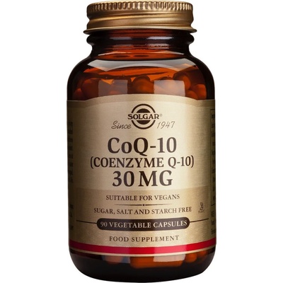 Solgar Хранителна добавка Коензим Q 10, Solgar Coenzyme Q10, 30mg 90caps
