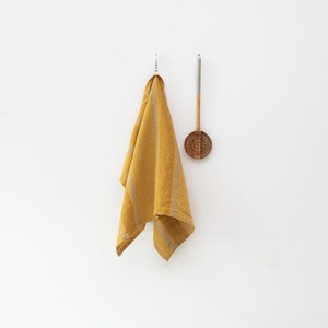 Linen Tales Ленена кърпа за съдове 65x65 cm Amber Bronze Stripes - Linen Tales (LT-KT-45x65-AMBRO)