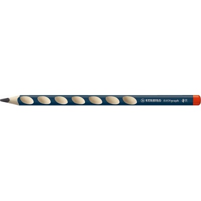STABILO Графитен молив, HB, триъгълен, за дясна ръка, STABILO "Easygraph", бензин 322/HB (322/HB)