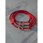 Kathryn' s Bracelets Гривни с червен конец и злато за семейство (СКЗТ)