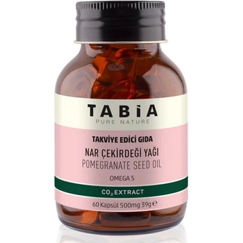 Tabia Масло от семена на нар 500 mg (източник на омега-5) 60 софтгел капсули | Tabia (362959 TABIA)