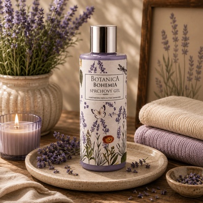 Bohemia Gifts & Cosmetics Botanica Levandule sprchový gel 200 ml