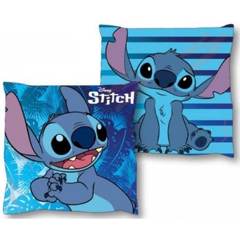 MLC Obojstranný Vankúš Lilo & Stitch modrý 38x38