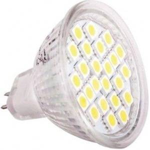  СВЕТОДИОДЕН СПОТ 24-5050LED 5W / 12V-GU 5.3, MR16 (FLAG-new2)