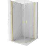 Mexen Mist полукръгла душ кабина врата 70 x 70 cm, прозрачна, златна матова - 8A31-070-070-55-00 (8A31-070-070-55-00)