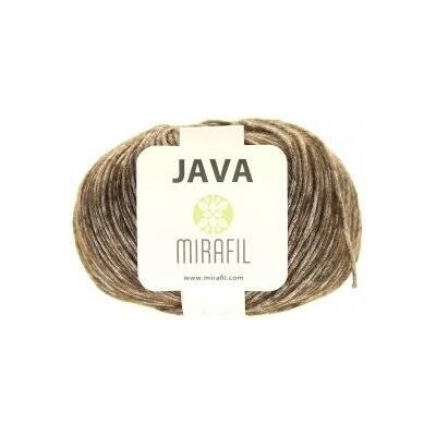Mirafil Příze Java 003 - hnědá melange