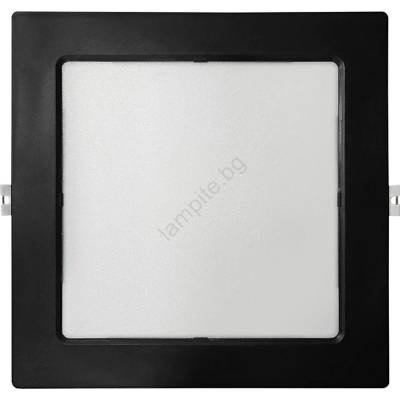 Baterie Centrum LED Лампа за окачен таван SQUARE LED/18W/230V 4000K 22x22 см черен (BC0676)