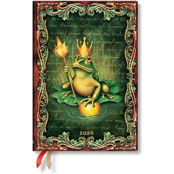 Paperblanks Планер Frog Prince, Midi, Verso, твърда корица, (1570181458)