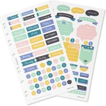Filofax Стикери Planning, 6 листа, 294 броя (1040100086)