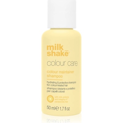 milk_shake® Colour Care hydratačný a ochranný šampón pre farbené vlasy 50 ml