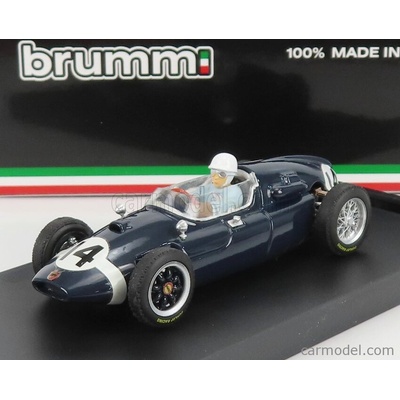 Brumm Cooper F1 T51 N 14 Winner Italy Gp 1959 Stirling Moss With Driver Figure Blue 1:43