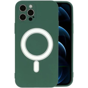 iExpert Силиконов гръб с MagSafe Зелен за iPhone 12 IPhone 12 mini (3120260)