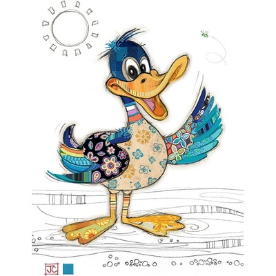 Luxusní přání G044 BUG ART - DOUGIE DUCK
