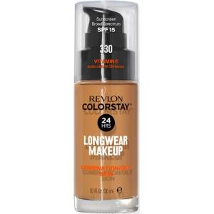 Revlon Colorstay Фон дьо тен, за мазна кожа, N330 Natural Tan, SPF15, 30 ml - baby