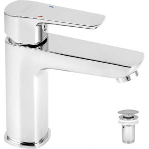 FERRO Metalia 58 - Смесител за умивалник със сифон, хром 58003, 0 (58003,0)