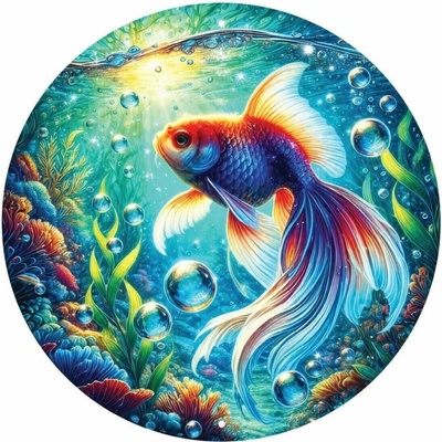 ART PUZZLE Okrúhle Akvárium 570 dielov