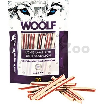 WOOLF Soft Lamb and Cod Sandwich LONG 100 g