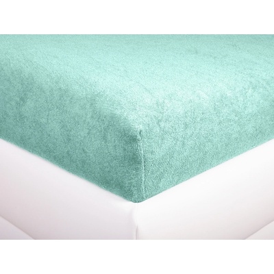Aaryans Froté prostěradlo Mátové : 190 g/m2 180 x 200