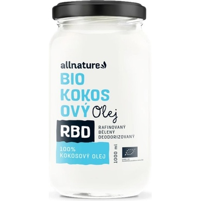 Allnature kokosový olej bez vône 1 l