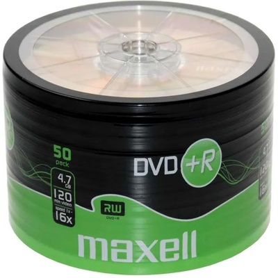 Maxell DVD+R, 50 броя, ML-DDVD+R4.7-50-SH (ML-DDVD+R4.7-50-SH)