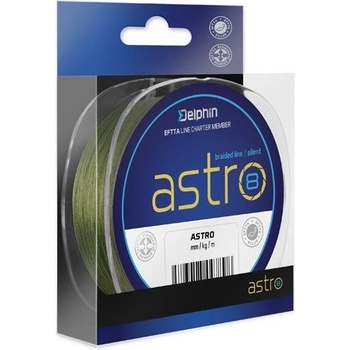 Delphin šňůra ASTRO 8 zelená 20m 0,13mm 16,9lb