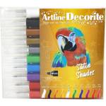 Artline Decorite четка металик 10-сет (EDF-FW10A Satin)