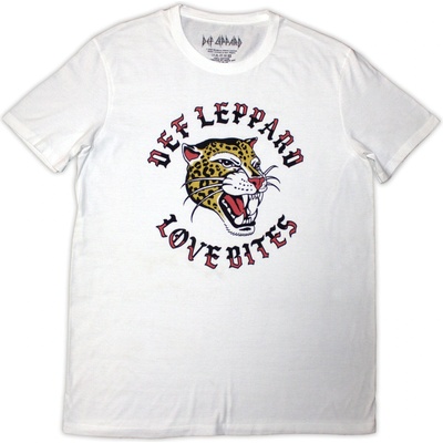 Def Leppard Love Bites Circle White L Риза (DEFLTS61MW03)