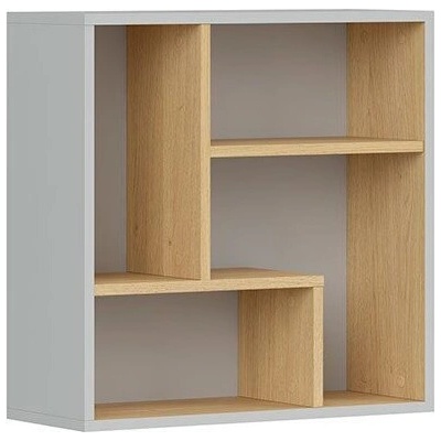 Стенен шкаф Nandu POL 50 дъб и сиво