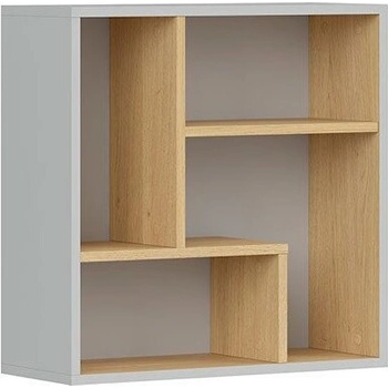 Стенен шкаф Nandu POL 50 дъб и сиво