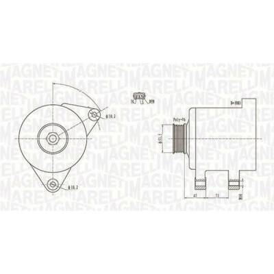 generátor MAGNETI MARELLI 063731569010