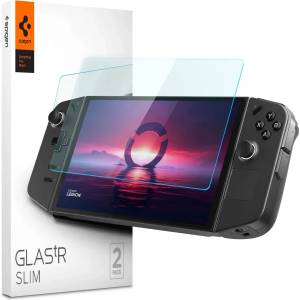 Spigen Glass TR Slim 2 бр - Lenovo Legion Go (AGL07413) защитно закалено стъкло