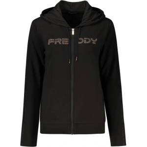 FREDDY Дамски суичър с цип freddy, Размер s, Цвят Черен (f25wcrs2_nen)