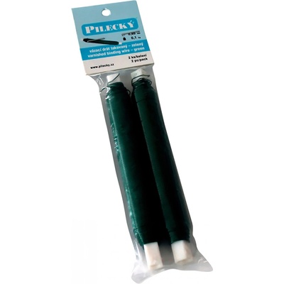 Vázací drát PILECKÝ 0,65 mm poplastovaný 33 m zelený 2 ks