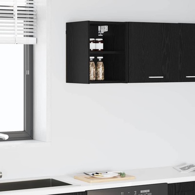 vidaXL Висящ шкаф Черния дъб 30 x 29, 5 x 40 см Инженерно дърво (884411)