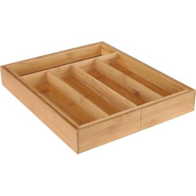Haushalt international Bambusový organizér na příbory, 31-48 x 37 x 5 cm