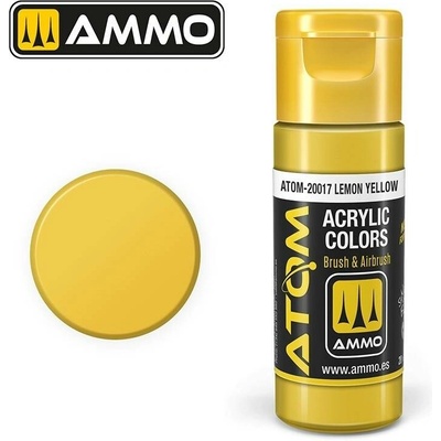 Ammo-Mig Jimenez Atom Acrylic colour lemon yellow 20 ml