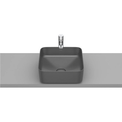 Roca Умивалник Inspira Square, 37 х 37cm, цвят Onyx (A327532640)