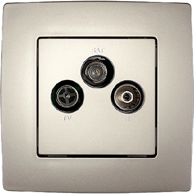 ELMARK City Тv+fm+sat КОНТАКТ ШАМПАНСКО МЕТАЛИК (190034f)