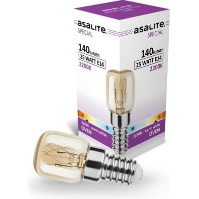 Asalite ASAL0038 žiarovka do rúry E14 25 W číra