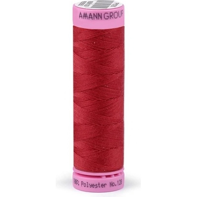 Polyesterové nitě návin 100 m Aspo Amann 0629 Lipstick Red