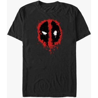 ZOOT. Fan Черна унисекс тениска Marvel Deadpool Splatter Icon ZOOT. Fan | Cheren | МЪЖЕ | L