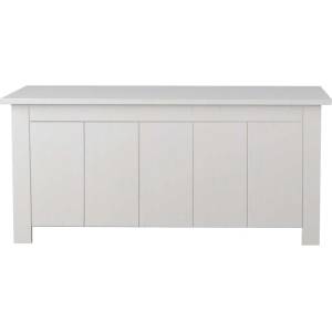 Støraa Бяла ракла от масивен бор 100x45 cm Bertram - Støraa (8654319)