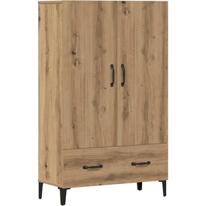 vidaXL Висок шкаф, дъб артизан, 70x31x115 см, инженерно дърво (856925)
