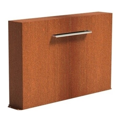 Steel design Cortenový chrlič 150 x 25 x 100 cm